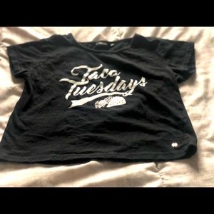 Jogging jacket, crop top